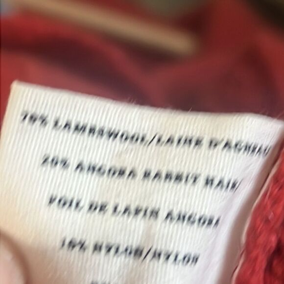 Sparrow orange long wool blend cardigan Sz S/XS - Picture 6 of 6